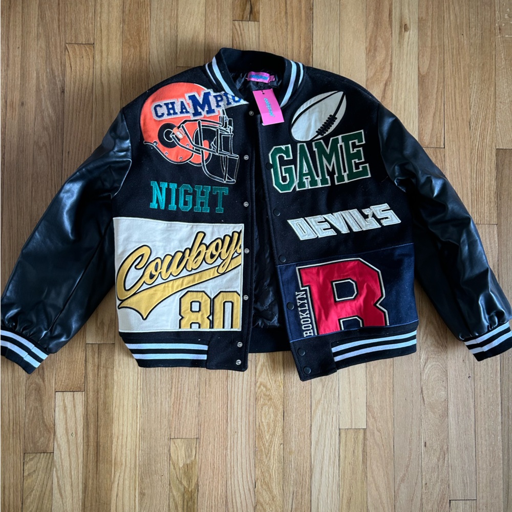 NWT Edikted Varsity Jacket